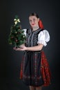 Slovakian folklore dancer