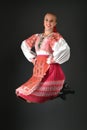 Slovakian folklore woman