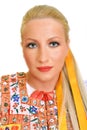 Slovakian folklore woman