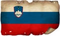 Slovania Flag On Old Paper Royalty Free Stock Photo
