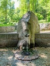 Slovansky pramen, Slovansky healing spring water and stony mound, Jesenik