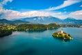 Slovenia - resort Lake Bled. Royalty Free Stock Photo