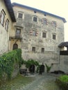 Slovenia, Bled, Bled Castle, courtyard of the fortress Royalty Free Stock Photo