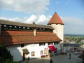 Slovenia, Bled, Bled Castle, courtyard of the fortress Royalty Free Stock Photo