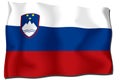 Slovenia Flag Royalty Free Stock Photo
