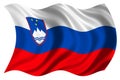 Slovenia flag isolated