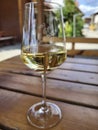 Slovenia, Glass with white wine