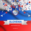 Slovenia Independence Day background