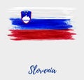 Slovenia Independence and Unity day holiday background.