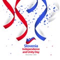 Slovenia Independence and Unity Day Vector Template Design Illustration