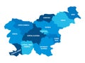 Slovenia - map of statistical regions