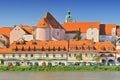 Slovenia, Maribor`s Old Town along the Drava river. Royalty Free Stock Photo