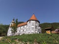 Slovenia Olimje Minorite monastery forest meadow