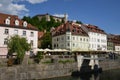Slovenia, picturesque and historical city of Ljubljana