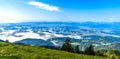 Slovenia scenic mountain landscape shot at Krvavec Royalty Free Stock Photo