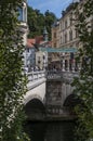 Ljubljana, Slovenia, Europe, Dragon city, Tromostovje, the Triple Bridge, skyline, street, architecture, Art Nouveau