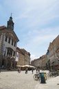 Ljubljana, skyline, Town Hall, Slovenia, Europe, panoramic view, Mestna hiÃÂ¡a, Magistrat or RotovÃÂ¾