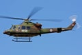 Slovenian Air Force Bell 412 army helicopter in the air