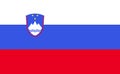 Slovenian national flag in exact proportions - Vector