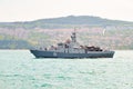 Slovenian Navy Patrol Boat Triglav in the bay of Portoroz on patrol Royalty Free Stock Photo