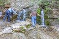 Slovenian Spring hydrology near Horodishchenskoe lake