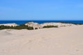 Slovinski national park, Leba sand dune on the Baltic coast, Poland, Europe Royalty Free Stock Photo