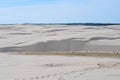 Slovinski national park, Leba sand dune on the Baltic coast, Poland, Europe Royalty Free Stock Photo