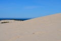 Slovinski national park, Leba sand dune on the Baltic coast, Poland, Europe Royalty Free Stock Photo