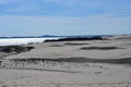 Slovinski national park, Leba sand dune on the Baltic coast, Poland, Europe Royalty Free Stock Photo