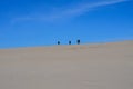 Slovinski national park, Leba sand dune on the Baltic coast, Poland, Europe Royalty Free Stock Photo