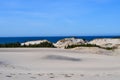 Slovinski national park, Leba sand dune on the Baltic coast, Poland, Europe Royalty Free Stock Photo