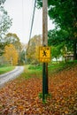 Slow Children at Play Sign Royalty Free Stock Photo