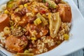 Slow Cooker Creole Chicken and Sausage