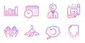 Slow fashion, Recovery data and Medical tablet icons set. Architect plan, Copyrighter and Report diagram signs. Vector Royalty Free Stock Photo