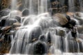 Slow motion blur waterfall