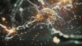Slow motion capture of a neurotransmitter being released and diffusing across the synaptic cleft