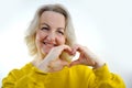Slow motion close up portrait of an adult woman,smiling presenting with her optimistic,carefree ,vibrant attitude and