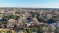 Flight above Wake Forest in winter.