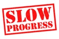 SLOW PROGRESS Royalty Free Stock Photo