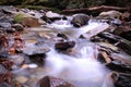 Slow Shutter Speed Riverscape or Waterscape. Royalty Free Stock Photo