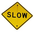Slow sign Royalty Free Stock Photo