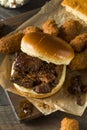 Slow Smoked Brisket Burnt Ends Sandwich