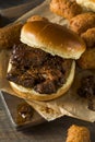 Slow Smoked Brisket Burnt Ends Sandwich