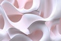 slow undulating pattern in light pink, gracefully shifting through various subtle curves in a smooth