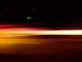 Magic of light. Slowing the speed of light of car Royalty Free Stock Photo