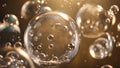slowmotion closeup captures elegant dance bubbles