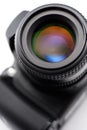 SLR camera lens Royalty Free Stock Photo