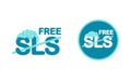 SLS free sign -Sodium Laureth Sulfate in cosmetics