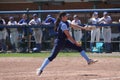 SLU (billiken\'s) Softball vs. Rhode Island 2024 XIV Royalty Free Stock Photo