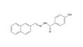 slu-pp-332 molecule, structural chemical formula, ball-and-stick model, isolated image non-selective estrogen-related receptor